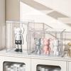 Large Capacity Storage Box Organizer for Figures Acrylic Box Clear Blind Box Showcase Makeup Organizer for Bag