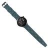 ERBORD Universal Silicone Strap 22mm, Tropic, Green/Black Buckle