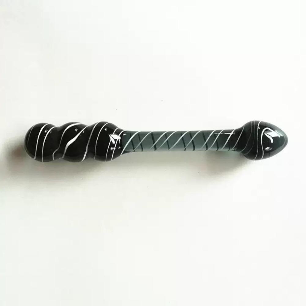 Black Beads Balls Wand Shape Glass Quantity Plug