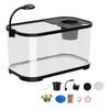 Fish Tank Aquarium Kit Small Beginner Fish Tank Decorative Fish Tank For Terrapin Tortoise Turtle Household Clear Aquarium