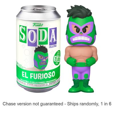 Hulk Luchadore Vinyl Soda Chase Ships 1 In 6