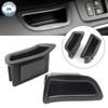 Car Front Back Door Handle Storage Box For Volvo V40 2013-2018 ABS Black Interior Car Accessories