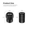 ZPFY2 1Set Car Styling Metal Wheel Tire Valve Caps Dust Accessories For KIA Rio 4 Ev3 Ev6 Niro Stonic Sportage GT-Line Ceed Picanto K9