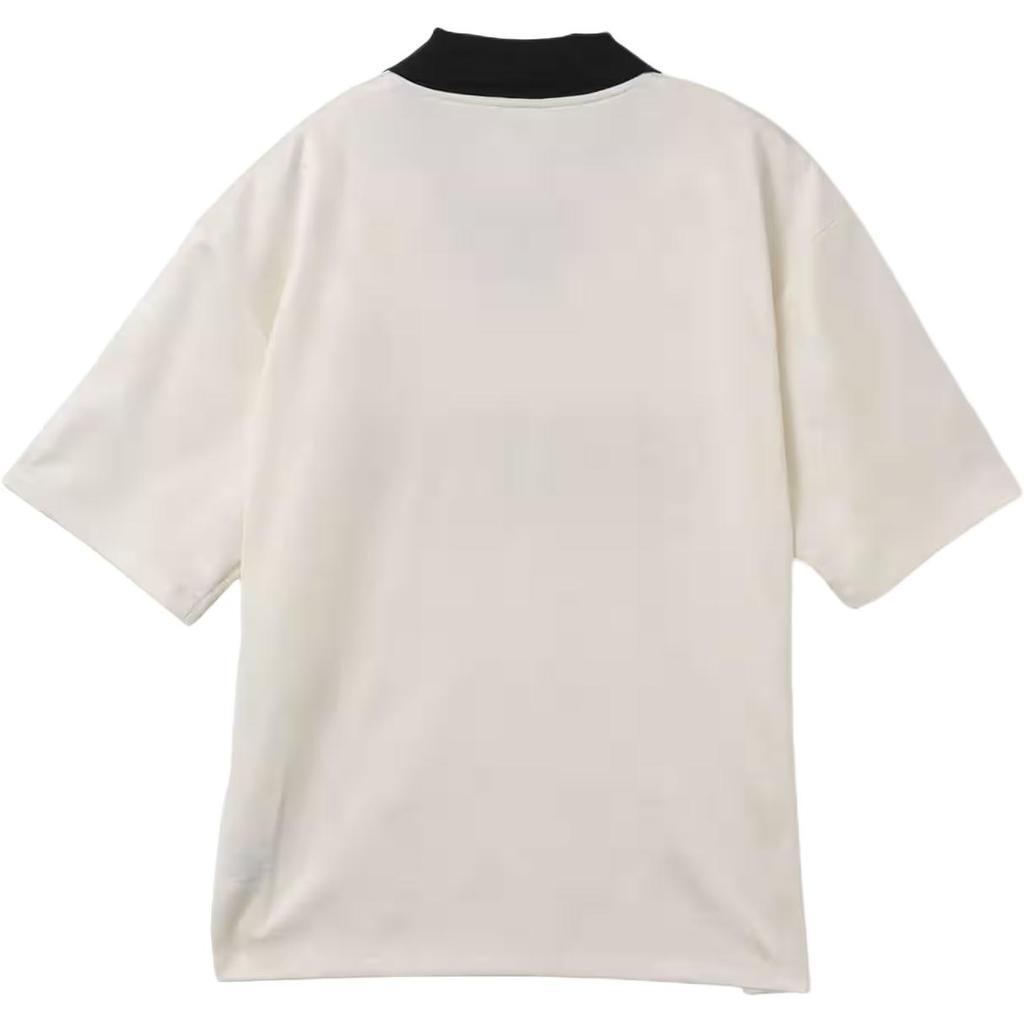 adidas Originals Sponsor Off-White Striped Comfortable Simple Short Sleeve Soccer Jersey Unisex Tops KD2966
