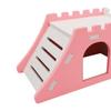 Yousheng Hamster Villa with Ladder Ventilated Entertainment Venues Small Animal Hideout House for Golden Bear Rat
