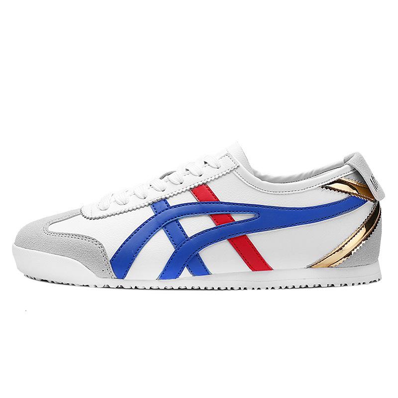 Classic Tiger Couple Forrest Gump Shoes Spring and Autumn Flat-bottomed Sports and Leisure Shoes Tide Lazy One Pedal Little White Shoes Board Shoes Me