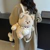 Cute Bear Backpack Rabbit Girl Sweet Shoulder Bag Doll Cartoon Animal Plush Stuffed Backpack