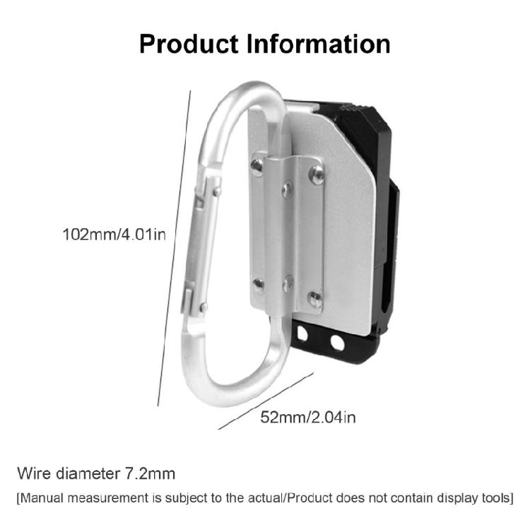 Boremaskinholder Belteklips Krok Hylstre for Batteridrevet Boremaskin Målebånd Rask Tilgang Elektrisk Boremaskin Klips på Belte
