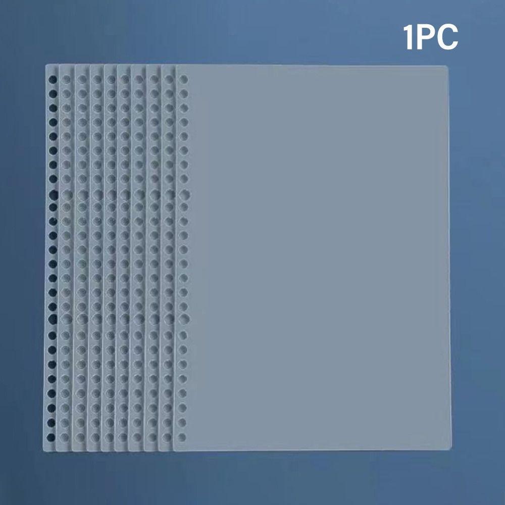 

Drawing Rod Type Loose-leaf Binder 20/26 Hole Binding Clips Album Binding Accessories Transparent-Thickened Cover-B5