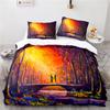 Family Art Oil Painting 3D Bedding Set Print Duvet Cover Set with Pillowcase Twin Full Queen King Size Home Bedroom Decor 2/3pcs