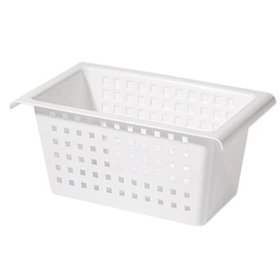 Storage Basket for Expandable Rod Under Sink Organizer PP Plastic Hanging Basket for Closet
