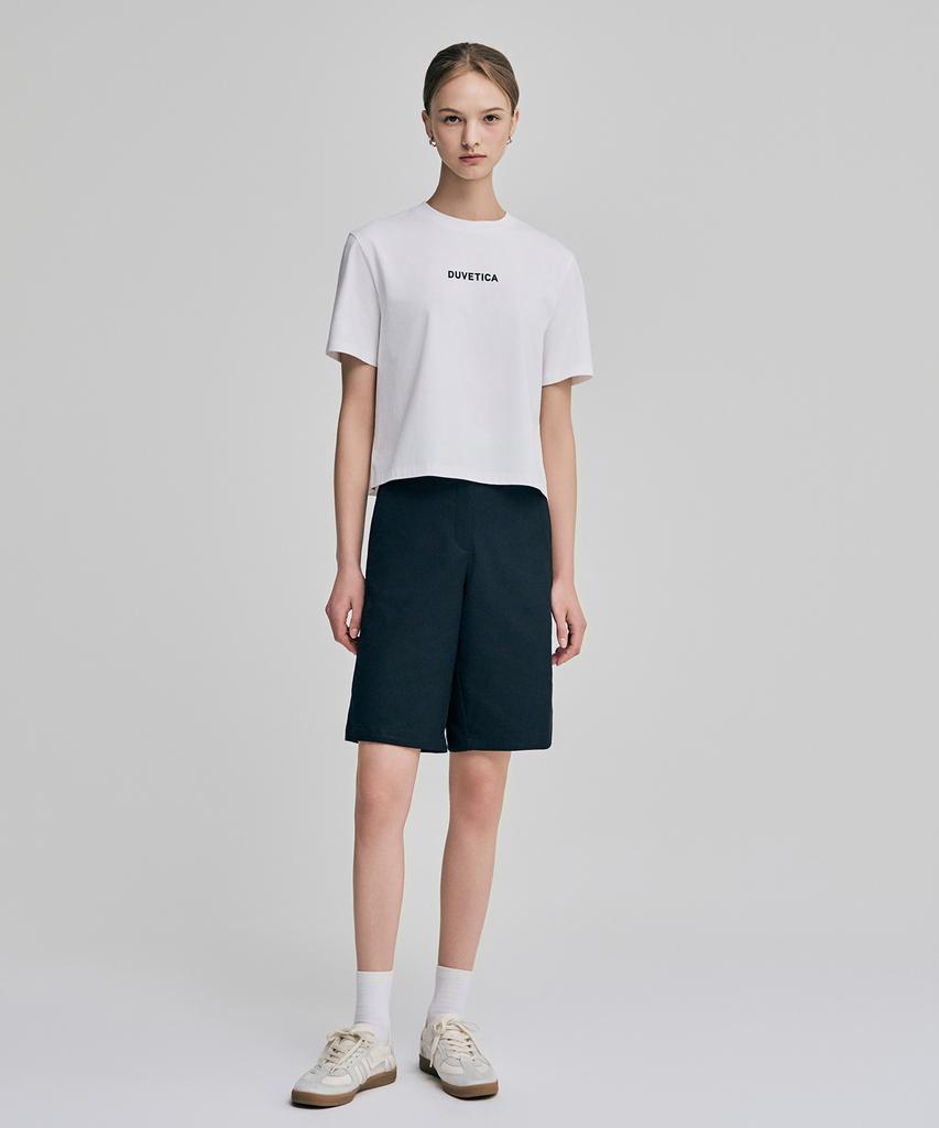 DUVETICA Mirasol Crop (Ivory) (Women'S Short Sleeve T-Shirt) (Type A)
