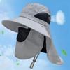 Foldable Sun Protections Hat Hikings Camping Casual Fishing Caps with Neck Flap