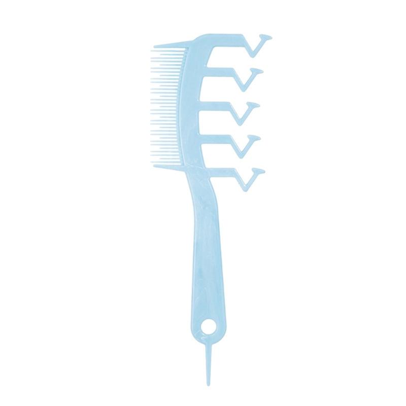 Hair Slit Comb Z Shape Wide Tooth Comb Hair Detangler Comb Teasing Comb Parting Comb Hair Fuzzy Comb Hair Styling Comb