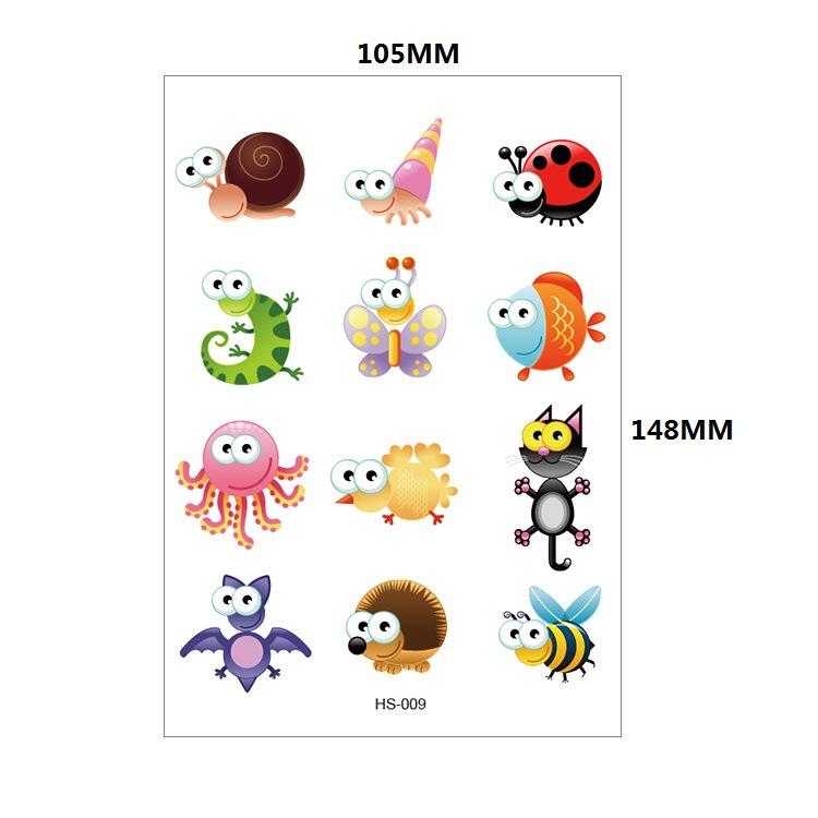 Kinder Tattoos Aufkleber Glitzer Goldstaub Cartoon Schmetterling Regenbogen Insekt Sonnenblume Farbset Niedliche Aufkleber