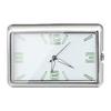 Adhesive Luminous Clock Mini Quartz Clock Stylish Simple Design for Car Dashboard Office Home Room Decoration