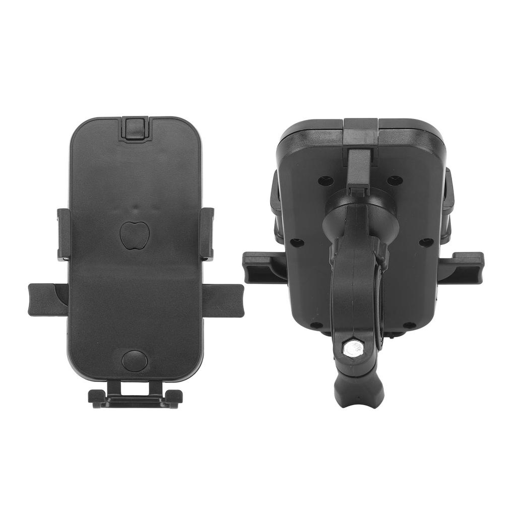 Bike Phone Mount ABS Stable Fixed Adjustable Angle Shock Absorption Handlebar Phone Holder for Motorcycle