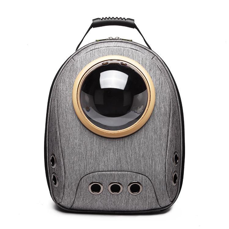 

Hanbang Дышащий рюкзак для путешествий для кошек и собак 34*23*42cm серый