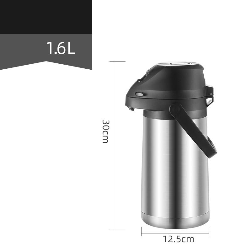 

GIANXI Термос из нержавеющей стали, Воздушный термос, Диспенсер для воды под давлением, Большой емкости, Бытовая вакуумная бутылка для воды 1.6l