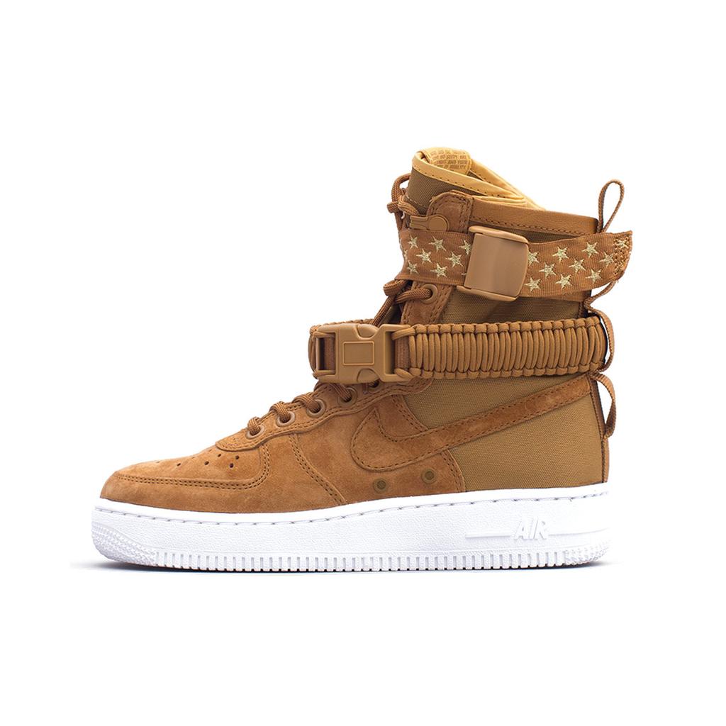 New Nike Sf Air Force 1 High Muted Bronze Women's 857872-203