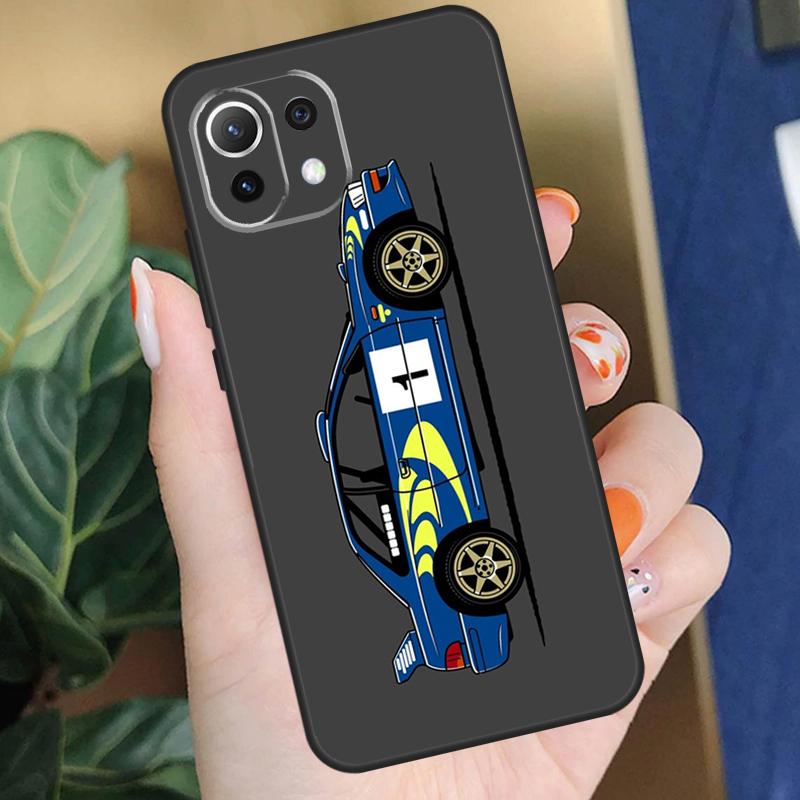 T16 Rally Car Case For Xiaomi 15 14 Ultra 13T 14T 15T Pro 17 Pro Max POCO X7 Pro X5 X6 F5 F6 F7 F8 Coque