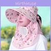 Summer Sun Protection Cap With Wide Brim And Breathable Cotton Fabric For Outdoor Activities