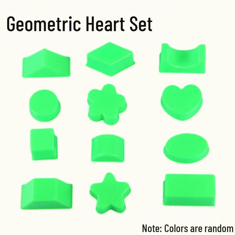 Handmade Colored Playdough Set for Kids with Molds and DIY Tools