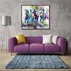 Colorful Pattern Horse Animal Canvas Wall Decoration Living Room Bedroom Draw