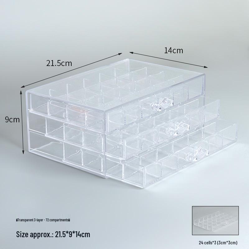 Natural Stone Compartmentalized Display Box for Crystal and Mineral Specimens