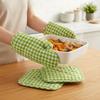 4 Piece/Set Cotton Lining Microwave Mitten Anti Scald Pot Holder Practical Kitchen Gloves  Baking