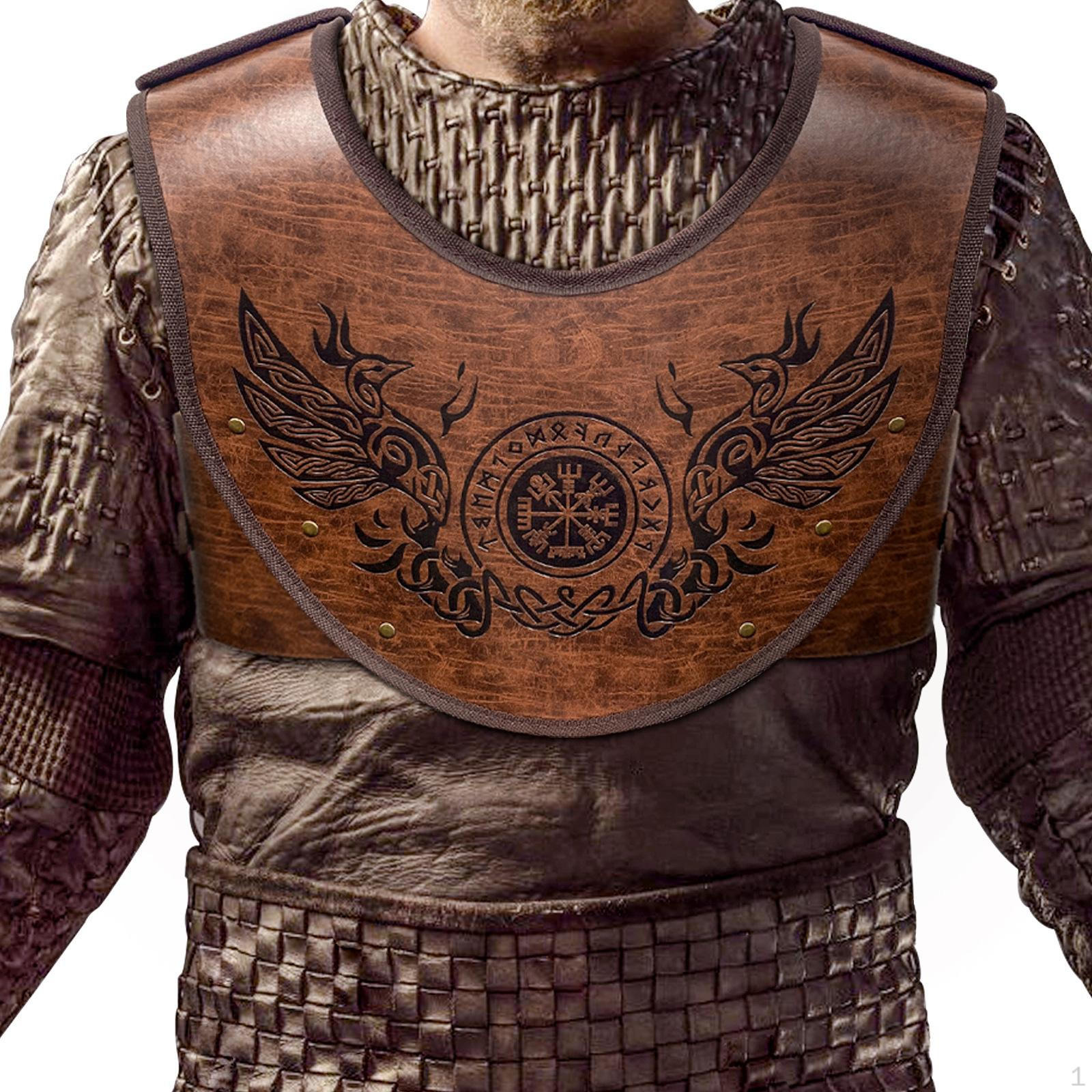 Retro Style Viking Chest Armor Renaissance for Stage Performances Halloween