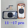 DIY Rückseite 11 Nachrüstung 17 Pro Gehäuse Für 11 Bis 17 Pro Rückgehäuse 11 Bis 17 Pro 11 Umwandlung zu 17 Pro Für iPhone 11 wie 17 Pro