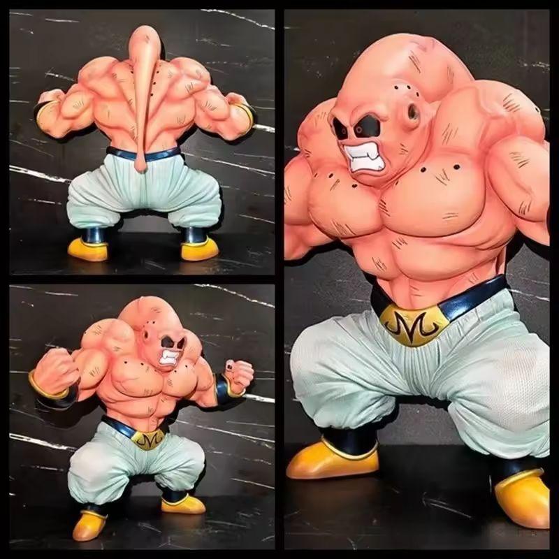 Dragon Ball Muscle Majin Buu Gk Figure Pvc Model Statue Desktop Decoration Anime Collection Ornament For Anime Enthusiasts