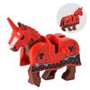 Jednotlivě prodávaný středověký rytíř římský válečný kůň Rohan zvíře stavebnice akční figurky DIY hračky pro děti dárky