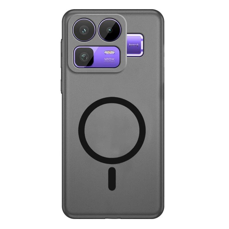 Matte PC Hard Translucent Case For Realme Neo 8 Cases Magnetic Wireless Charge Shockproof Cover For Realme Neo8 5G Bumper