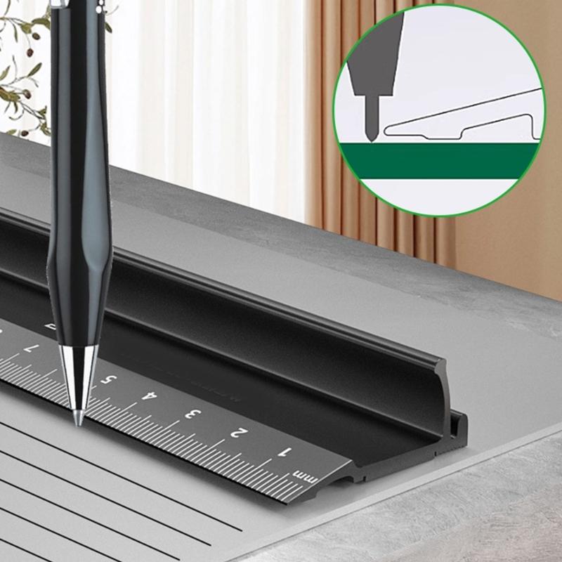 Professional Aluminum Alloy Ruler Metal Measuring Tool For Students Architects Engineering Drafting Measuring Drawing