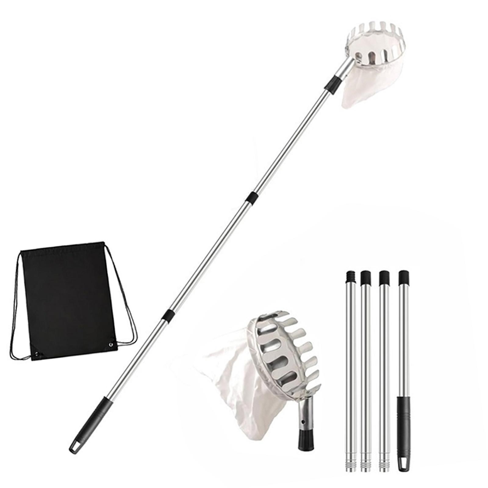 

Professional Garden Harvest Device Extendable Handle Up To 13ft With Metal Head For Collecting Oranges Apples Pears In Farms Orchards 160cm