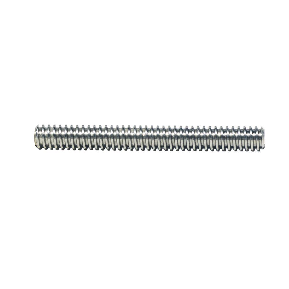 Link CNC 304 Stainless Steel T22 Lead Trapezoidal Screw with Nut - 5mm Pitch and Lead