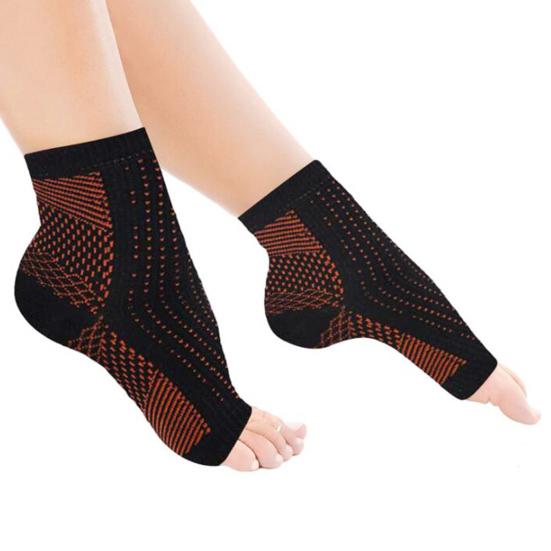 Unisex Anti-fatigue Sports Compression Foot Ankle Sleeve Support Brace Socks
