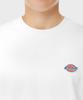 DICKIES French Terry Relaxed Small Embroidered Logo Crewneck White