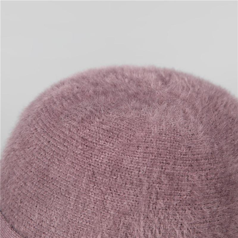 Hat Women's Autumn and Winter Fleece Thickened Thermal Basin Hat Cotton Top Hat