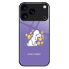 For iPhone 17 Pro Case PC TPU Tempered Glass Pattern Printing Anti Drop Phone Back Cover