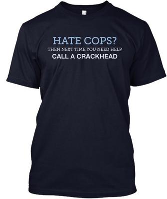 Support Law Enforcement Tee T-Shirt Made In the USA Size S To 5XL Unisex T-Shirt