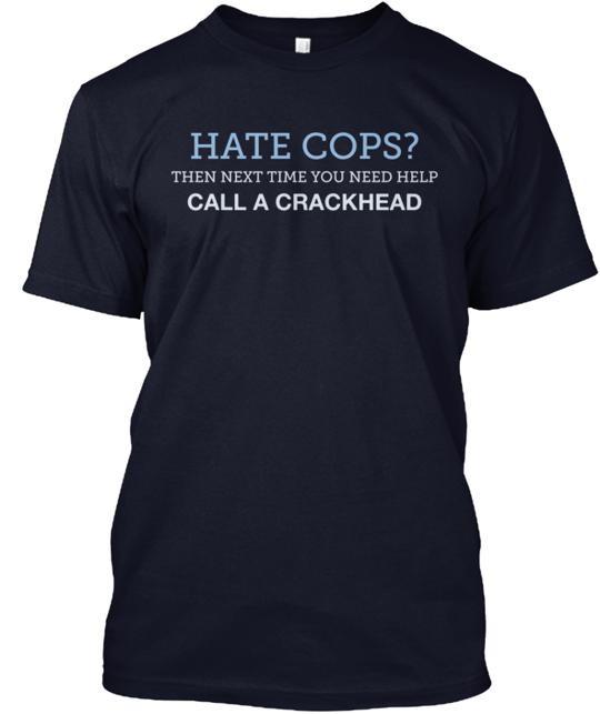 Support Law Enforcement Tee T-Shirt Made in the USA Size S to 5XL Unisex T-Shirt M