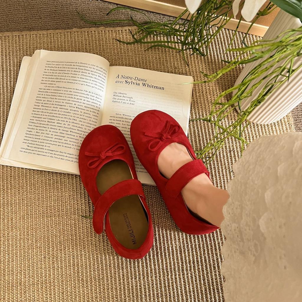 Fashion Versatile Bow Spring Mary Jane Shoes Children's Summer 2025 New with Skirt Flat Single Shoes Tide