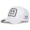 Women Xx Smiling Face Embroidery Baseball Caps Spring Autumn Outdoor Use Adjustable Casual Hats Sunscreen Hat Sportss Cap For Men And