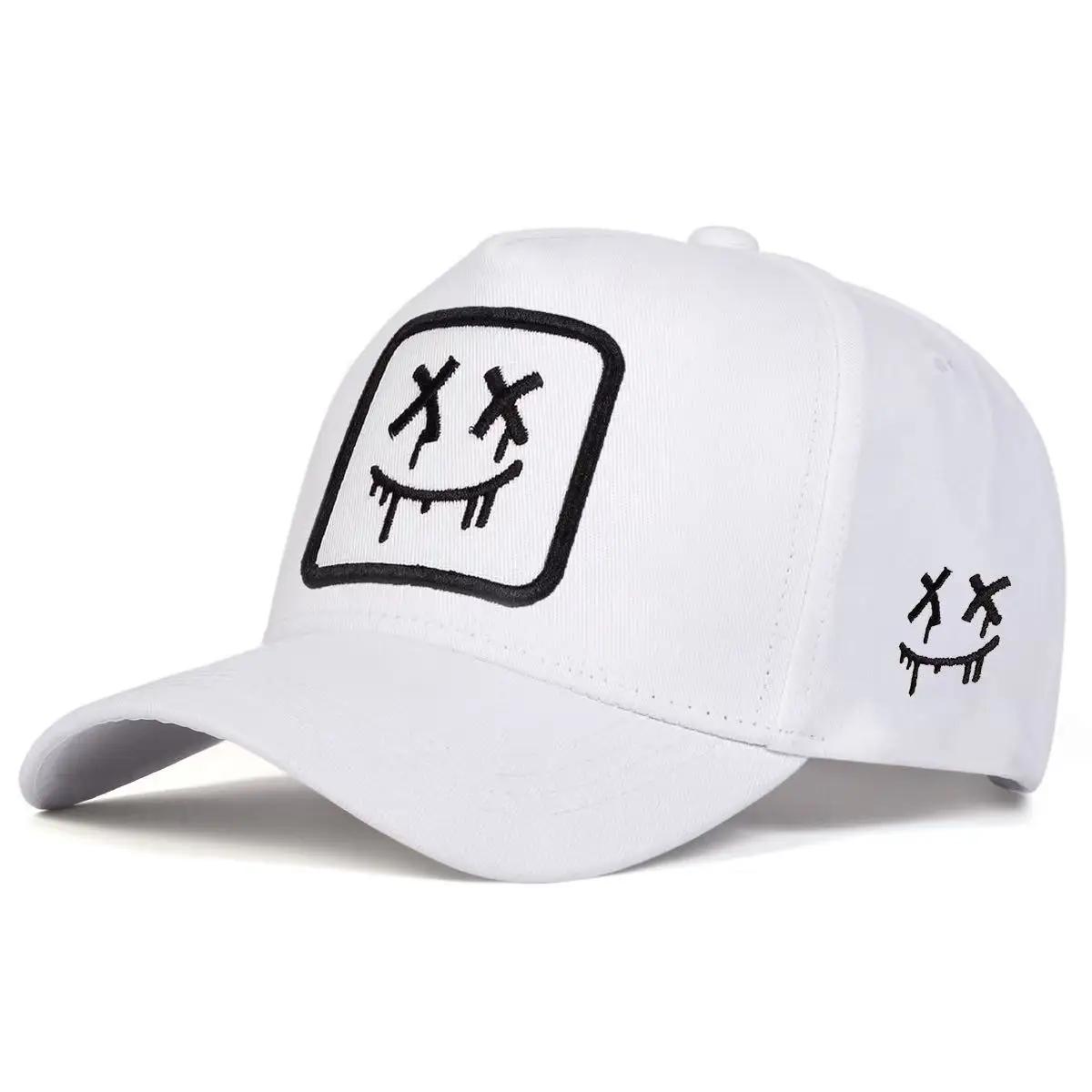

Unisex XX Smiling Face Embroidery Baseball Caps Spring Autumn Outdoor Adjustable Casual Hats Sunscreen Hat Sports Cap белый