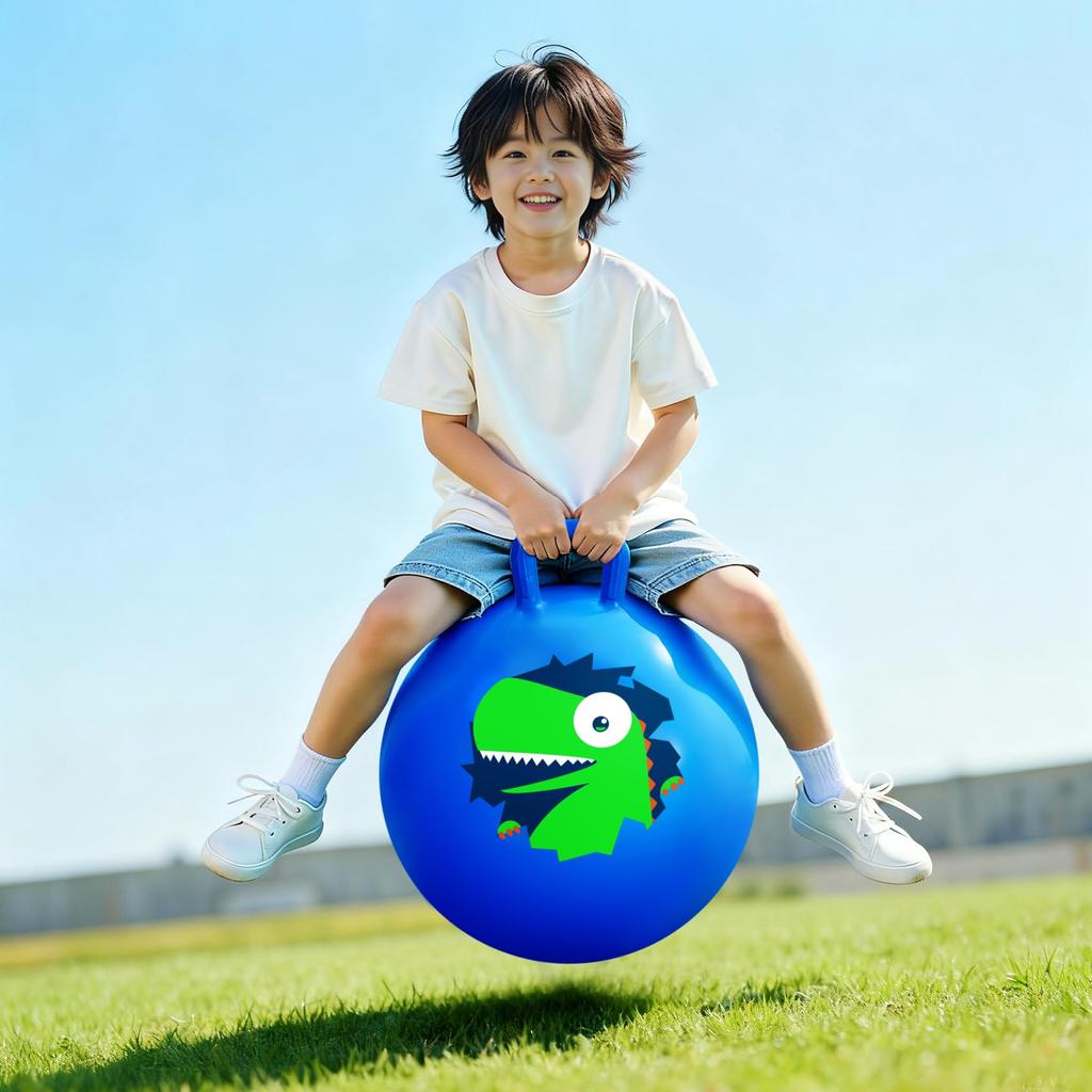 MUKI Jump Ball Balance Ball 45cm - Hopping Ball for Kids, Core Training, Jumping Ball, Ages 3-6, Toy, Boys, Girls, Birthday Present, Indoor Play