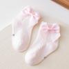 Baby Mesh Socks Bowknot Soft Cotton Newborn Sock Princess Infant Toddler Girls Cute Breathable Socks
