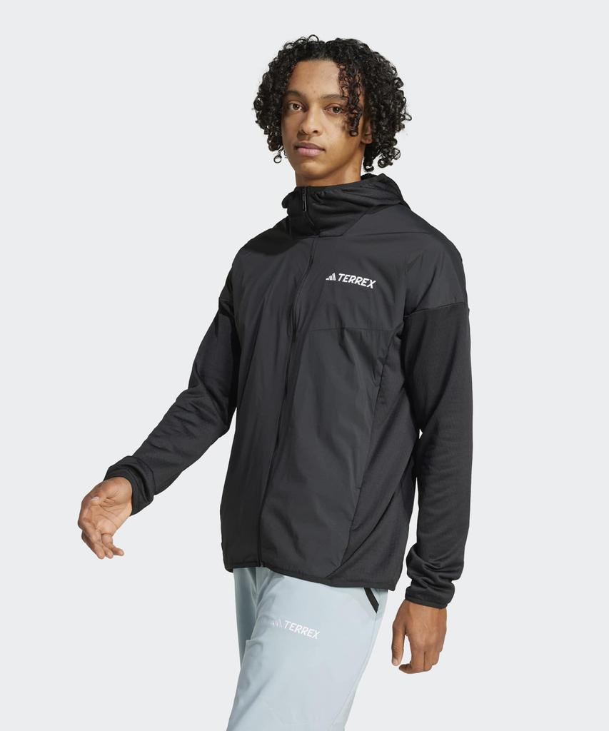 adidas Terrex Xperior Climawarm+ Windlight Fleece Hooded Jacket - Black / Jf1227